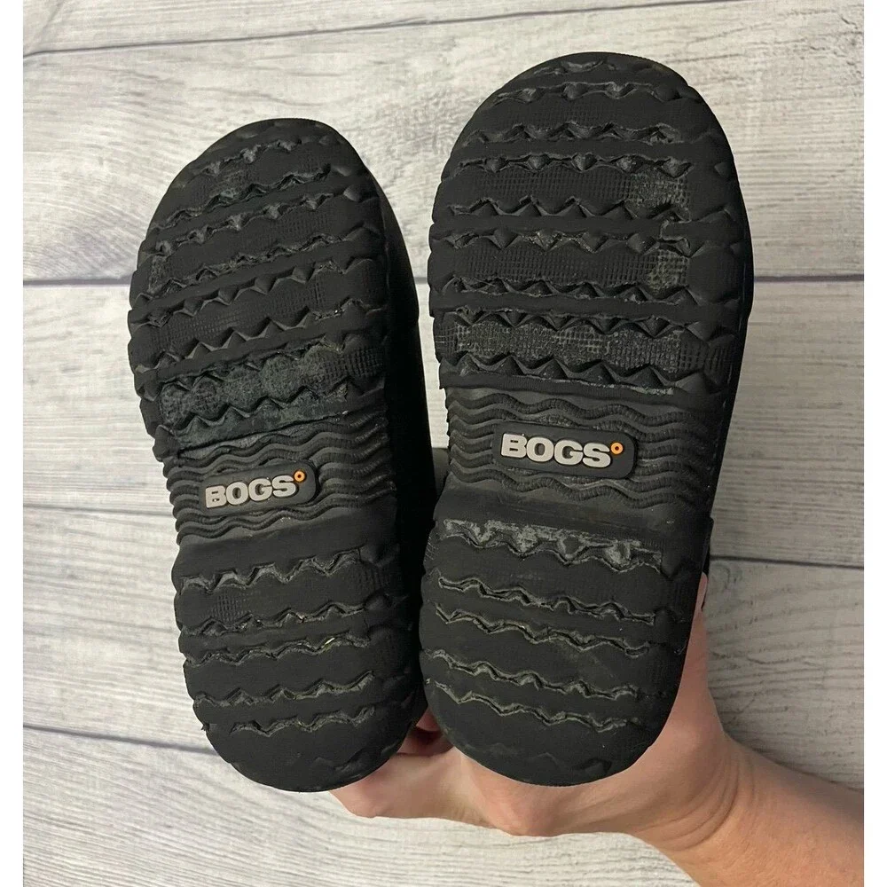 Black BOGS -20 Waterproof Winter Toddler Snow Boots, Size 10